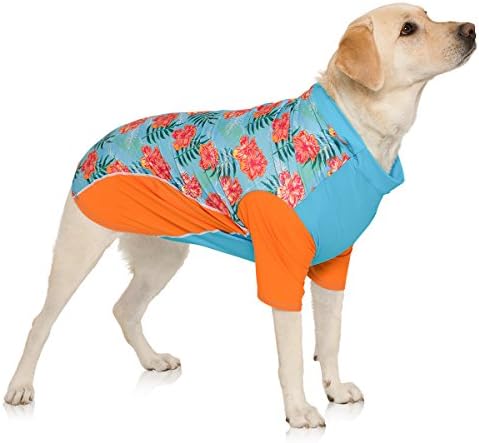 חולצת שמש של כלב Playapup, ארהב תוצרת, רוזיטה, 3x-גדולה