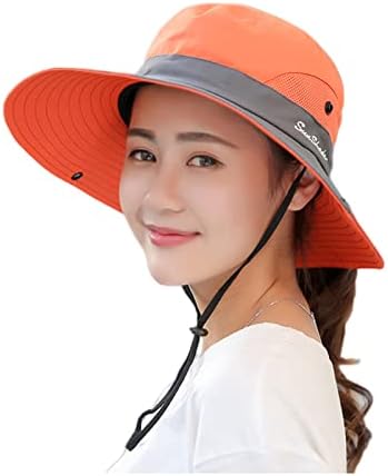 כובע שמש לגברים נשים upf 50+ הגנת UV רחבה כובעי דלי שוליים