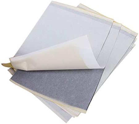 Doitool 10 pcs נייר העברת קעקוע 4 שכבות שבלונות סטנסיל נייר סטנסיל תרמי נייר קעקוע נייר מעקב אחר ערכת העברת קעקועים