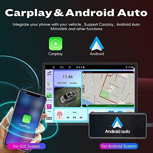 Wostoke 13.1 אנדרואיד רדיו Carplay & Android Auto Autoradio CAR ניווט סטריאו נגן מולטימדיה GPS מסך מגע RD