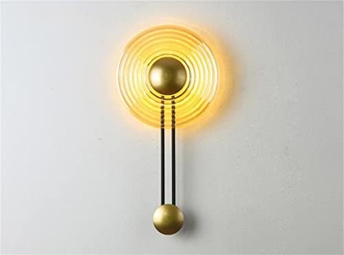 מנורת קיר זהב זכוכית מקורה תאורה לסלון חדר שינה מחקר מיטת קישוט מסדרון
