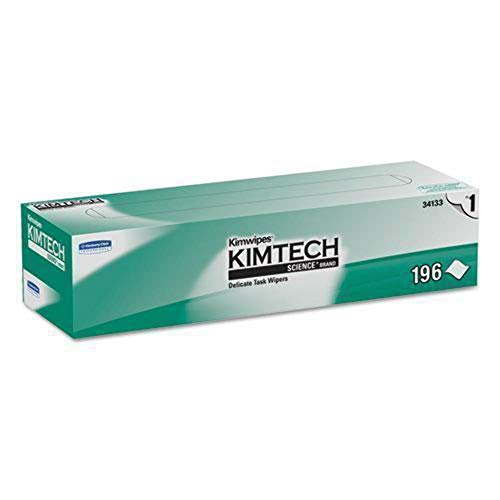 קימברלי-קלארק 34133 Kimtech Science Kimwipes Distine Dask Wipe, 11.8 רוחב, 11.8 אורך, לבן, חבילה של 2940