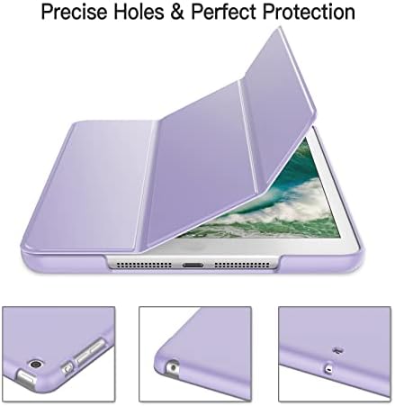 מארז Jetech ל- iPad Mini 1/2/3, מגן על גבי קשיח קשה של מכסה טאבלט רך-מגע רך, עקבות אוטומטיות/שינה