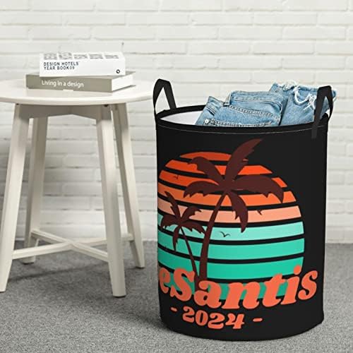 דסאנטיס 2024 כביסת מעגלי כביסה בגדי תיק מתקפל כביסה בגדי תיק עבור שינה אמבטיה סל