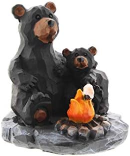 Aodyow Lipco Black Bears צולים פסלון מרשמלו, 4.5