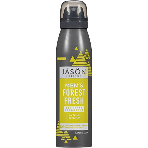 דאודורנט ריסוס יבש של ג'ייסון, יער גברים טרי, 3.2 גרם