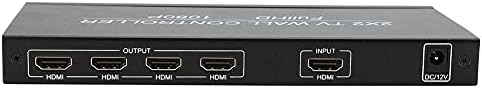 בקר קיר וידאו של EBTOOLS, 2x2 1080p HD HDMI 1.3 מעבד תמונה של מעבד מעבד שחינה, הפרעות אנטי, תמיכה לשחבור 2x1/3x1/4x1/1x2/1x3/1x4/2x2