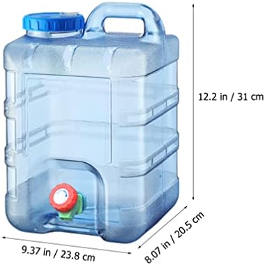 Besportble 10L כד מים מפלסטיק, בקבוק מים לשימוש חוזר מכולה גלון נייד מיכל מים מיכל בקבוק מים לשתייה של טיולי קמפינג רחצה