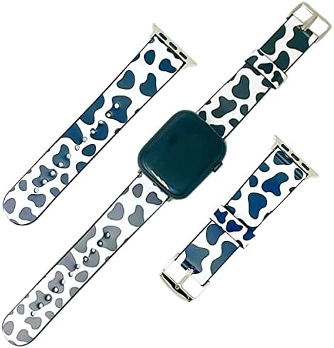 להקת החלפה תואמת ל- Apple Watch Iwatch 38 ממ 40 ממ 41 ממ 42 ממ 44 ממ 45 ממ רצועת עור רצועות עור לסדרת IWatch 7/6/4/3/2/1 SE