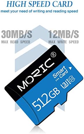 512GB Micro SD Card Class 10 TF כרטיס זיכרון כרטיס זיכרון במהירות גבוהה למצלמות, מחשב, מתג נינטנדו, מזלט וסמארטפונים