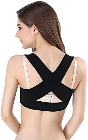 YFDM נשים תנוחת חזה חגורת מתקנת חגורה בלתי נראית גוף מחוך מחוך אחורי תמיכה בכתף ​​תמיכה סד תנוחה תיקון יציבה