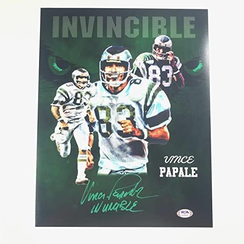 Vincent Papale חתום 11x14 Photo PSA/DNA Philadelphia Eagles חתימה - תמונות NFL עם חתימה