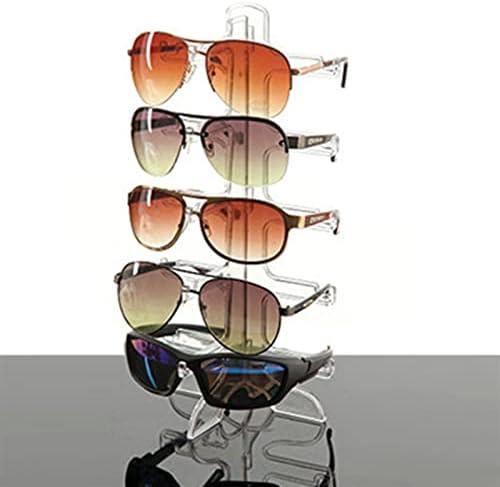 משקפי שמש של Krivs מארגן 1 pcs מתלה משקפי שמש מפלסטיק 4 זוגות משקפיים משקפיים מחזיק מארגן אחסון תצוגה עמדת משקפי שמש חדשים