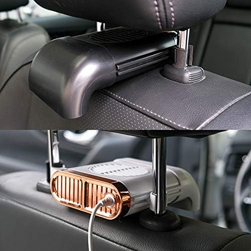 Autek Universal 5V USB מאוורר רכב מכונית מושב אחורי מאוורר 4 הילוכים קירור אוויר שקט מאוורר רכב אישי נייד לנהג