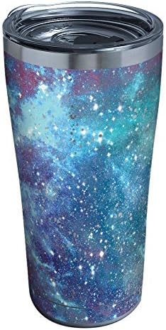 טרוויס סגול גלקסי משולש מוקף חומה מבודד כוס שומר משקאות קר & מגבר; חם, 20 עוז, נירוסטה