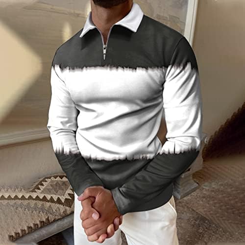 חולצת פולו ארוכת שרוול ארוך של גברים קלאס