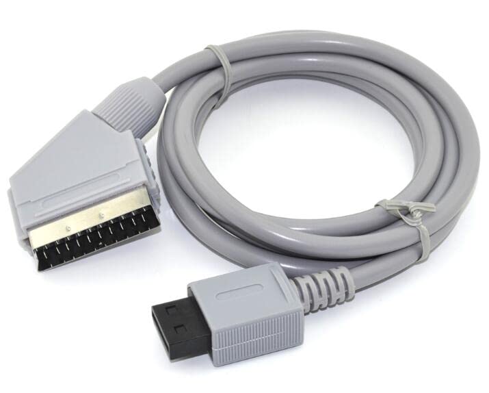 Vanjunn עבור Wii ntsc Scart כבל וידאו HD HDTV כבל למשחק וידאו Wii