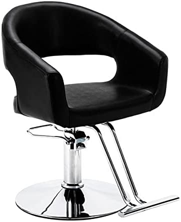 184 ב גבוהה-סוף שיער סלון בארבר כיסא קלאסי נפח של חזרה כיסא שחור במלאי