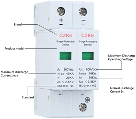 ONECM 2P DC 600/800/1000VDC מכשיר הגנה מפני מתח 20-40KA SPD SPD מגן על מתח מגן
