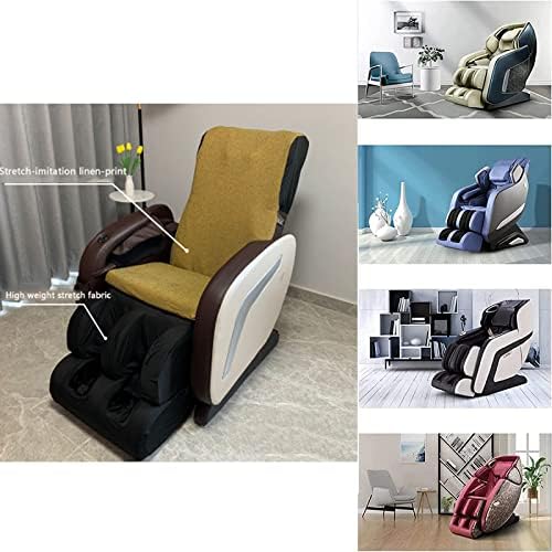 Gycdwjh כיסוי כיסא עיסוי חשמלי, כיסא עיסוי אוניברסלי כיסוי אבק לא קל להתכווץ חומר אלסטי כיסוי כיסוי עיסוי חשמל
