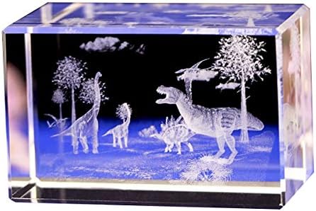 Jaswass Crystal זכוכית פיל פיל צלמית לייזר תלת מימד חיה, צלמיות פיל למתנת מלאכה לקישוט הבית לילדים
