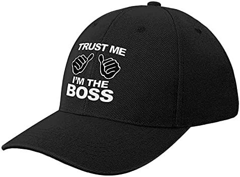 עכבישחתול תאמין לי אני הבוס יוניסקס פנאי בייסבול כובעי מתכוונן נהג משאית אבא כובעים