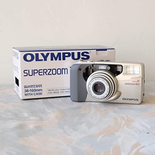 אולימפוס סופרזום 160 ערכת כסף 35 מצלמה סרט, פוקוס אוטומטי, עדשת זום, ברזולוציה גבוהה