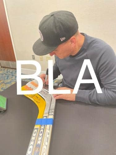 דריוס קספרטיס פיטסבורג פינגווינים חתומים על חתימה הוקי מקל JSA COA - מקלות NHL עם חתימה