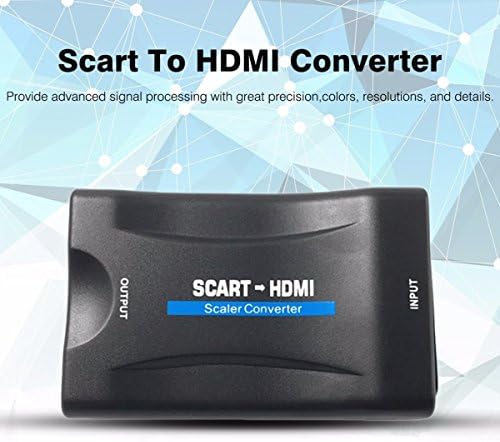 1080p Scart ל- HDMI Video Audio Audio Converter מתאם עבור DVD של HD TV DVD עבור Sky Box STB Plug and Play
