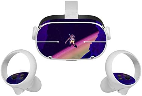 משחק וידאו לבד Man Oculus Quest 2 Skin VR 2 אוזניות עורות ובקרות מדבקות מדבקות מגן אביזרי מגן