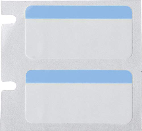 בריידי צבע פוליאסטר תווית-מעבדה זיהוי תוויות-תואם עם 51 תווית מדפסת-1 ב. רוחב, 0.5 אינץ'. גובה-כחול