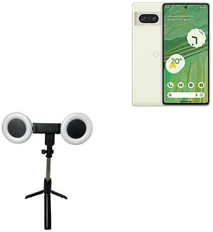 Standwave Stand and Mount תואם ל- Google Pixel 7 - Ringlight Selfiepod, Selfie Stick ARM הניתן להרחבה עם אור טבעת