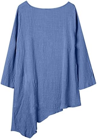 חולצות T Nokmopo לנשים מודפסות שרוול ארוך