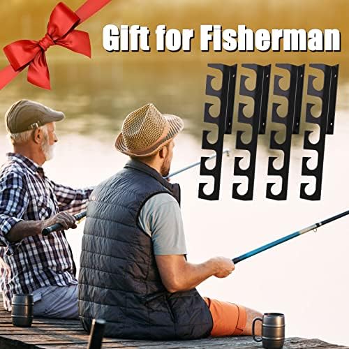מחזיקי חכות דיג, מחזיקי מוט דיג למוסך, 10 שדדים אחסון מחזיק דיג אחסון דיג מחזיק מוט מתנות מתלה לדייג