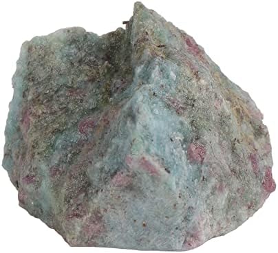 Gemhub סלע טבעי גולמי גולמי אודם זואיזיט ריפוי קריסטל EGL מוסמך 62.15 CT אבן חן רופפת לריפוי