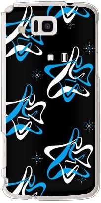 עור שני Mhak Spacer שחור x כחול לטלפון Aquos IS13SH/AU ASHA13-PCCL-298-Y368