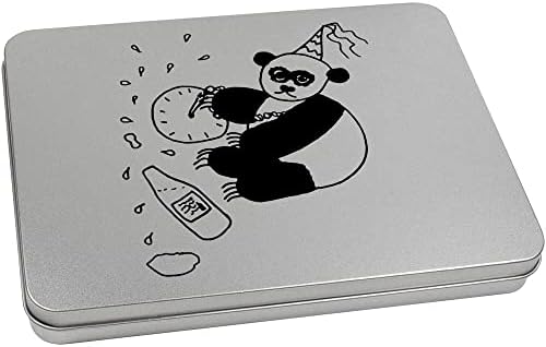Azeeda 80 ממ 'Party Panda' מתכת צירים/קופסת אחסון
