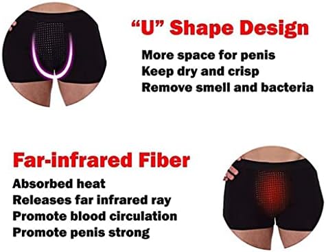 גברים של בריאות תחתוני טיפול מגנטי תחתוני בוקסר פנימי מכנסיים שיפור זכר כוח 3-חבילות