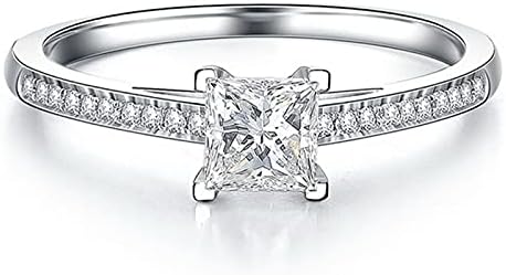 2023 חדש נשים של אירוסין זירקון טבעת יהלומים אישית נסיכת טבעות שבע אן טבעות