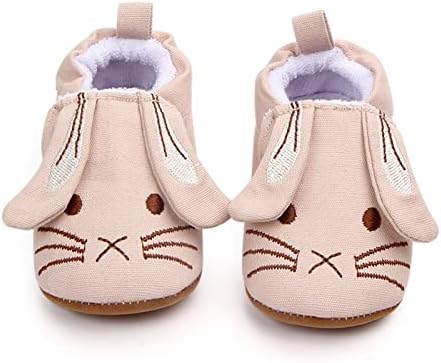 תינוק פעוט נעלי רך בלעדי פעוט נעלי 3 קטן אוזן קריקטורה רקמת נסיכת נעלי ילד נעלי עריסה