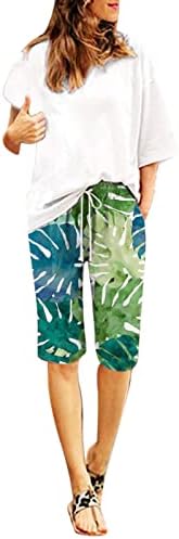 מכנסיים קצרים בהוואי של הנשים חוף חוף לחופשה מכנסיים קצרים מכנסיים רופפים מכנסיים קצרים טרנדיים נוחים