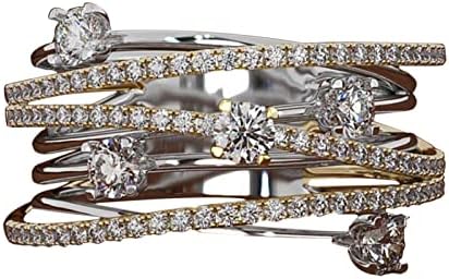 2023 יהלום לנשים טבעת הפרדת זירקון טבעת נישואין טבעת קקטוס טבעת