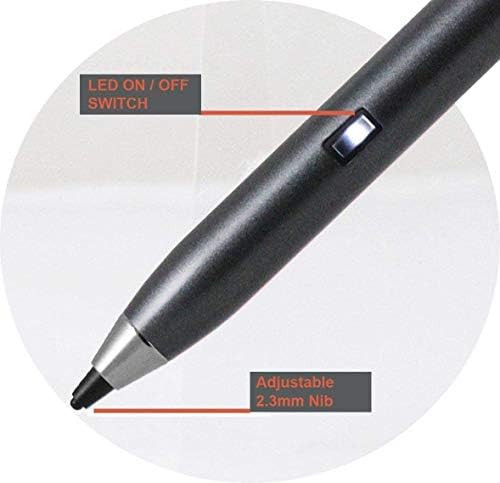 עט חרט דיגיטלי של Broonel Silver Point Digital Active - תואם ל- Samsung Galaxy W 7