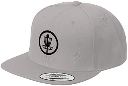 Snapback Baseball HAT DISC גולף שלט רקמה שחורה כובע אקרילי מצמיד גודל אחד