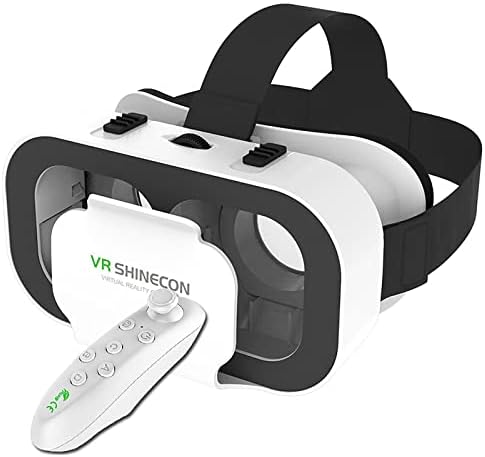 3 משקפי מציאות מדומה לטלפון נייד-360 משקפי נוף פנורמיים עם ידית שלט רחוק / סרט בדיד / מרחק אינטרפופילרי ואובייקט / תואם