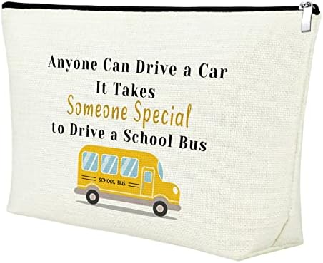 נהג אוטובוס בית ספר תודה מתנות תיק איפור הערכה מתנה שקית קוסמטיקה באוטובוס לנהג חדש חזרה לבית הספר פרישה מתנה יום הולדת