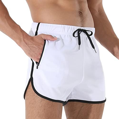 מכנסיים קצרים מפעילים מכנסיים מהיר של חדר כושר יבש אימון אתלטי מכנסיים קצרים לגברים עם מכנסי מכנסי כיסי אניה