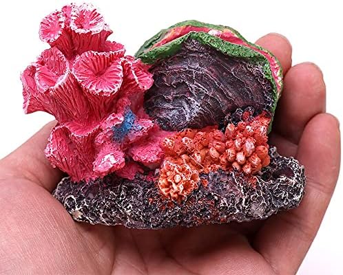 אקווריום מלאכותי שרף אלמוגים צבעוני קישוט סימולציה צמח עשה זאת בעצמך דגי טנק נוף קישוט