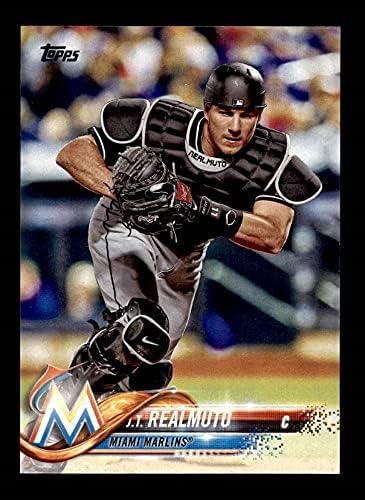 2018 Topps 79 J.T. Realmuto מיאמי מרלינס NM/MT Marlins