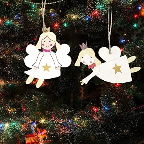 דלת חג המולד קישוטי גרלנד חג המולד מלאכים לחג המולד דקור מלאך בובה תליון רוקד מלאכים מעופפים עץ עץ תליון תליון